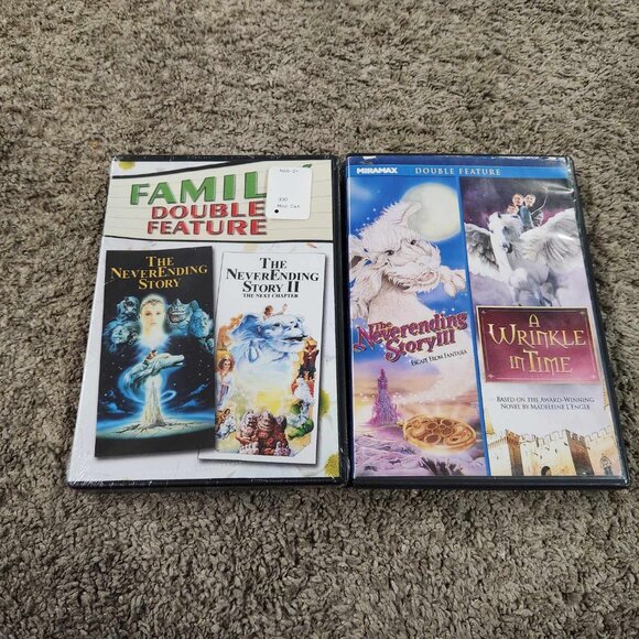 Never Ending Story 1, 2, 3 DVD Movie Lot - Picture 1 of 3